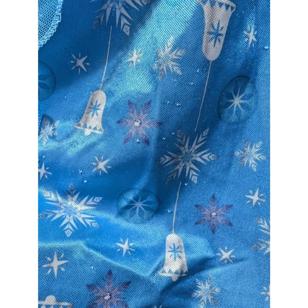 Disney Frozen Elsa Girls Blue Princess Dress Cosplay Halloween Costume Size 8